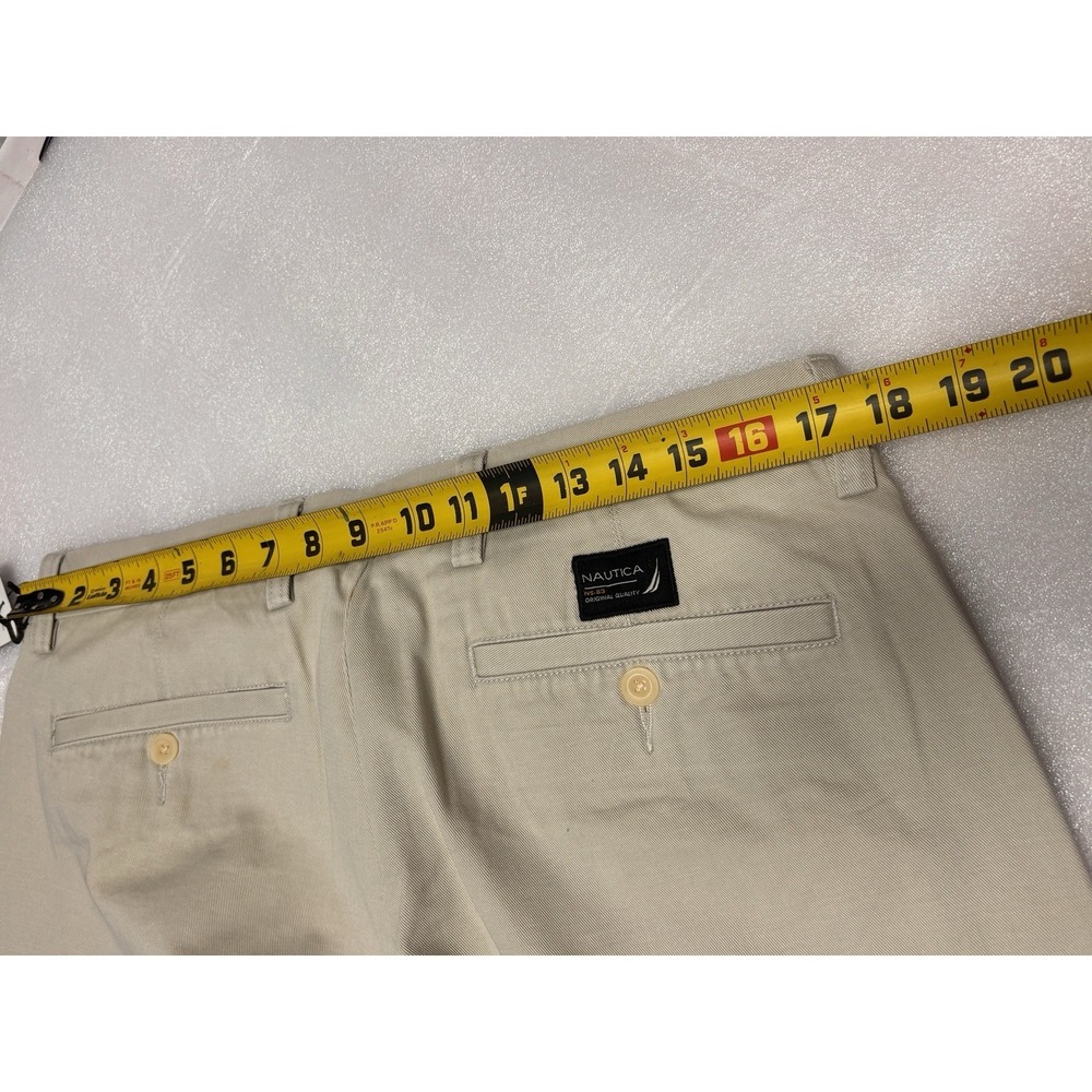 Nautica Men's Bottoms Classic Fit Clipper Short Beige Khaki Shorts Size 36 NWT - Picture 6 of 7